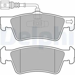 Delphi Bremsbel?ge hinten VW California Multivan Touareg Transporter