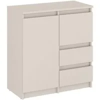 KOMTO Kommode Kommode mit 2/3 Schubladen und Türen – Sideboard PIKO
