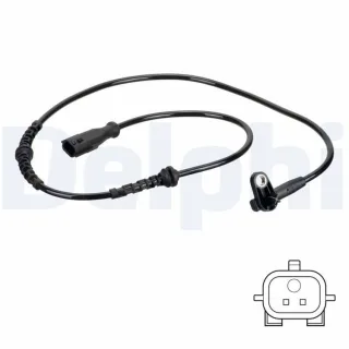 Delphi ABS-Sensor hinten Renault Espace Grand Megane Sc?nic Talisman