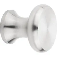 SO-TECH® Möbelknopf LEICESTER Ø 15 -30 mm Edelstahl gebürstet, Knopf Knauf incl. Schraube