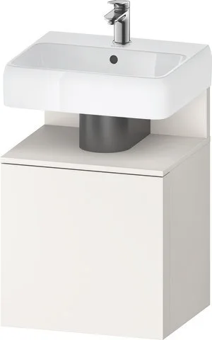 Duravit Qatego Waschtischunterbau wandhängend Weiß Supermatt 490x420x645 mm - QA4077L84840000 QA4077L84840000