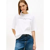 Tommy Hilfiger Langarmshirt CORP LOGO TRAPEZE C-NK TEE