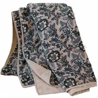 Mirabeau Tagesdecke Plaid Elarion altrosa/blau