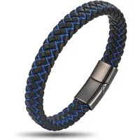 NAHLE Lederarmband Herren Lederarmband Männer Armband (inkl. Schmuckbox), aus Leder, mit Magnetverschluss für ein sicheres verschließen