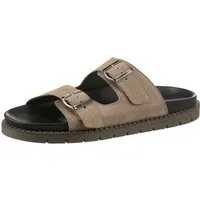VERBENAS Capri Serraje Pantolette, Sommerschuh, Schlappen, Hausschuh, Urlaubschuh aus feinem Leder