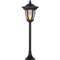 STAR TRADING LED Solarleuchte Solarlampe Flame, Tageslichtsensor, LED fest integriert, Extra-Warmweiß, mit Flammen-Effekt als Hänge-, Tisch-, Boden- oder Wegleuchte
