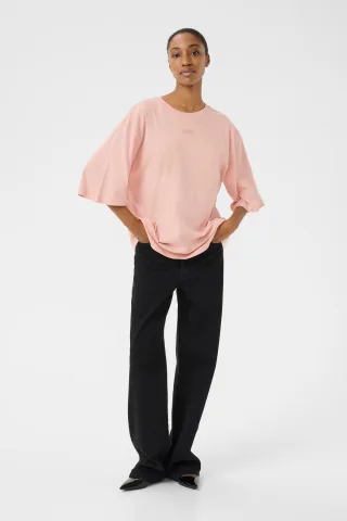 T-shirt Box fit peach