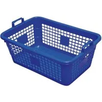 Lockweiler Wäschekorb, Kunststoff, 45 Liter, eckig