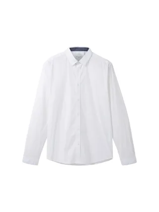 Tom Tailor - Hemd mit Kentkragen white - Gr. - XL