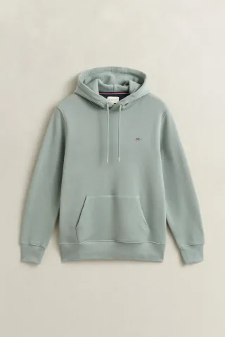GANT - Shield Hoodie ceramic grey - Gr. - XXXL
