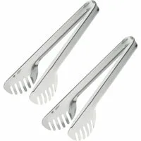 WESTMARK Spaghettizange /Salat-/Servierzangen, 2 Stk, Länge: je 23,8 cm, Rostfreier Edelstahl