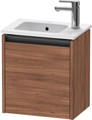 Duravit Ketho.2 Waschtischunterbau wandhängend Nussbaum Matt 410x292x440 mm - K25060L79790000 K25060L79790000