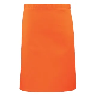 Premier - Herren/Damen Unisex Taillenschürze "Colours Collection" (Orange)