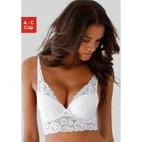 LASCANA Bustier Push-up-BH aus floraler Spitze, Dessous