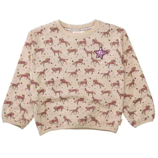 JETTE by STACCATO - Sweatshirt almond cream aop - Gr. - 98