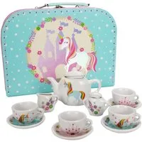 GICO Spielzeug-Arztkoffer GICO Teeservice Einhorn – Spielset für kleine Teepartys - CH12102