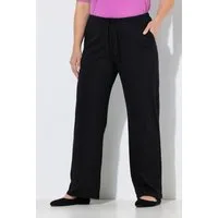 Ulla Popken Funktionshose Jerseyhose gerades Bein Taschen