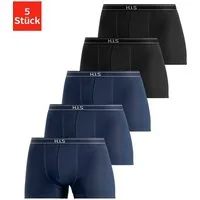 H.I.S Boxer Boxershorts für Herren (Packung, 5-St) mit Steifen und Logo im Bund
