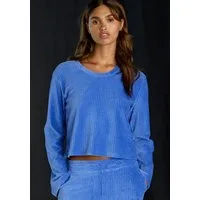 Buffalo Langarmshirt mit weicher Cord-Struktur