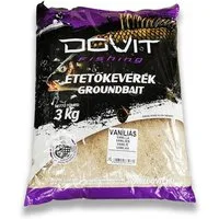 DOVIT FISHING Kunstköder 3kg Grundfutter Vanille - Karpfenfutter Lockfutter Angelfutter Feeder