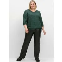 Sheego Klassische Bluse Tunika 3/4-Arm
