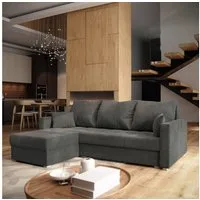 Masseno Ecksofa NIDA mit Schlaffunktion L-Form, Sofa mit Bettkasten