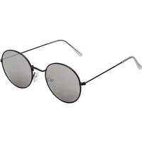 BEZLIT Eyewear Retrosonnenbrille Rund Form Verspiegelt Damen Herren Sonnenbrille (1-St) mit orange, blau, hellrot, lila, grün und roten Linsen