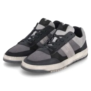 Bullboxer Low Sneaker  Schwarz - Gr. 42 -  Textil