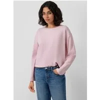 s.Oliver Sweatshirt Sweatshirt Verkürztes Sweatshirt mit Naht-Details