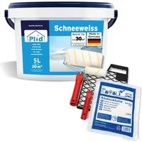 plid Wandfarbe Plid Schneeweiß Wanfarbe innen - Deckenfarbe - Polarweiß - Innenfarbe, Gute Deckkraft, wenig spritzen