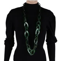 MIRROSI Lange Kette Damen Statement Halskette HARZ ca.95cm lang (perfekt für Pullover, Bluse, Shirt), Bunte Halskette