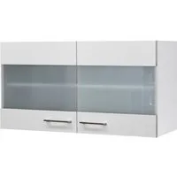 Flex-Well Glashängeschrank Kopenhagen (B x H x T) 100 x 54,8 x 32 cm, mit Stollenglastüren