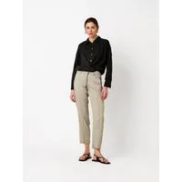 ROSNER 7/8-Hose May Slim (1-tlg) aus Leinen