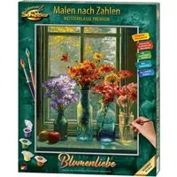 Schipper Malen nach Zahlen Meisterklasse Premium - Blumenliebe, Made in Germany