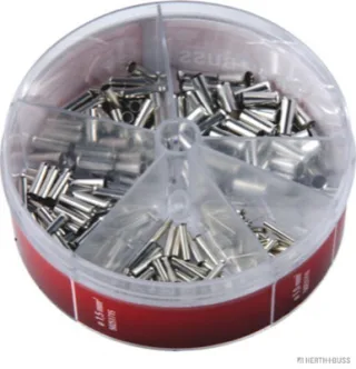 HERTH&BUSS Sortiment, Quetschverbinder, Inhalt: 250 Aderendhülsen von 1 - 6 mm² - 54254700