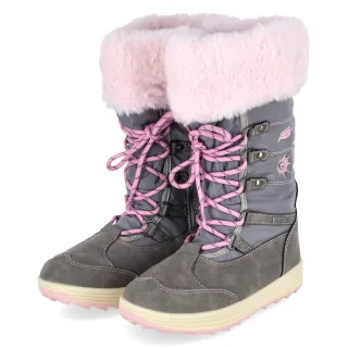 Lico Snowboots NELLIE  Grau - Gr. 28 -  Textil