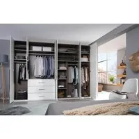 rauch Drehtürenschrank Kleiderschrank Schrank Garderobe Wäscheschrank MONTCLAR (in den Breiten 201/251/301 cm, inkl. SOFT-CLOSE-FUNKTION) mit Schubkästen und Spiegel, inkl. Wäscheeinteilung MADE IN GERMANY