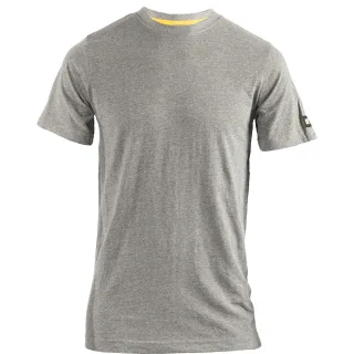 Caterpillar Essentials Kurzarm Baumwoll-Herren T-Shirt in Grau