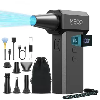 MECO ELEVERDE ME-CA3 Electric Air Duster 220000 RPM Powerful Air Blower for PC Keyboard Car Cleaning One Touch Turbo Ste