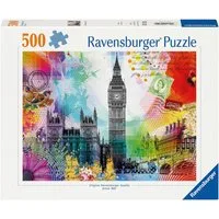 Ravensburger Puzzle Grüße aus London, 500 Puzzleteile, Made in Germany