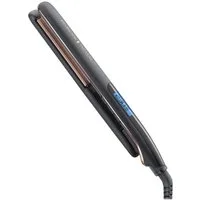 Remington Glätteisen S9100B E51 PROluxe Midnight Ultimate-Glide-Keramik-Beschichtung, OPTIheat-Technologie, LCD display, 110mm lange Keramikstylingplatten