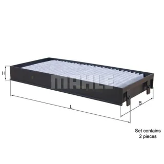 Mahle Aktivkohle-Innenraumfilter BMW X5 E70 F15 X6 E71 F16 LAK221/S