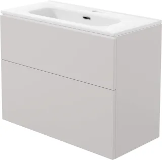 Neuesbad Set: Waschbecken CABINET STU_KU81 + Serie 100 Waschbecken CTU_6U8M NB1DESTKU8U6U8M1