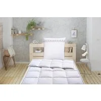 OTTO home Federbettdecke + Kopfkissen Forsakar, Bettdecke 135x200 cm, 155x220 cm, Sommer, Winter, Füllung: 100% Entenfedern, Bezug: 100% Baumwolle, 2-tlg., Set mit Kissen 80x80 cm, Made in Germany