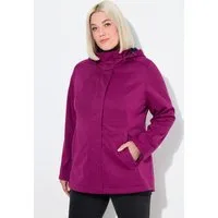 Ulla Popken Softshelljacke HYPRAR Softshelljacke wasserabweisend Kapuze