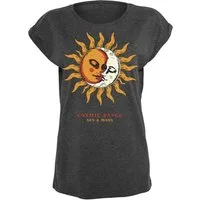 Youth Designz Print-Shirt "Sun & Moon Cosmic Dance" Damen T-Shirt als Statement Geschenk Motiv mit stylischen Retro Aufdruck für Frauen