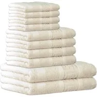 Cawö Handtuch Unisex Handtuch 10er Pack Baumwolle C Noblesse, Frottier (Set, 10-St)