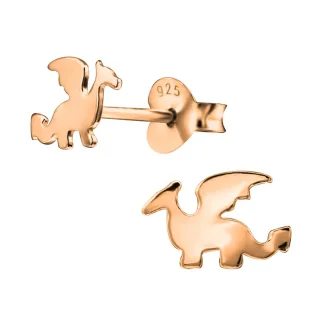Drachen Ohrringe aus 925 Silber