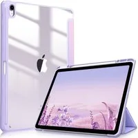 Fintie Tablet-Hülle für iPad Air 13 Zoll M4/M3/M2 (2026/2025/2024) mit Stifthalter, Stoßfeste Hybrid Case mit transparenter Hartschale auf der Rückseite
