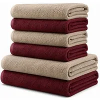 BRB HOME Handtuch Set, (Handtuch-Set, 6-St), 100% Baumwolle, Premium Handtuch Set